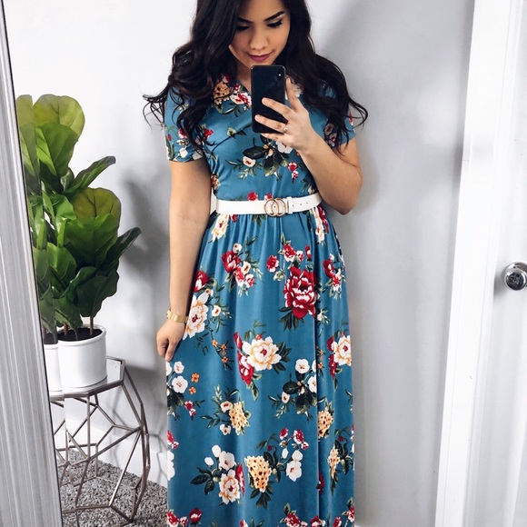 Maxi Floral Dress - Picture 3 of 5